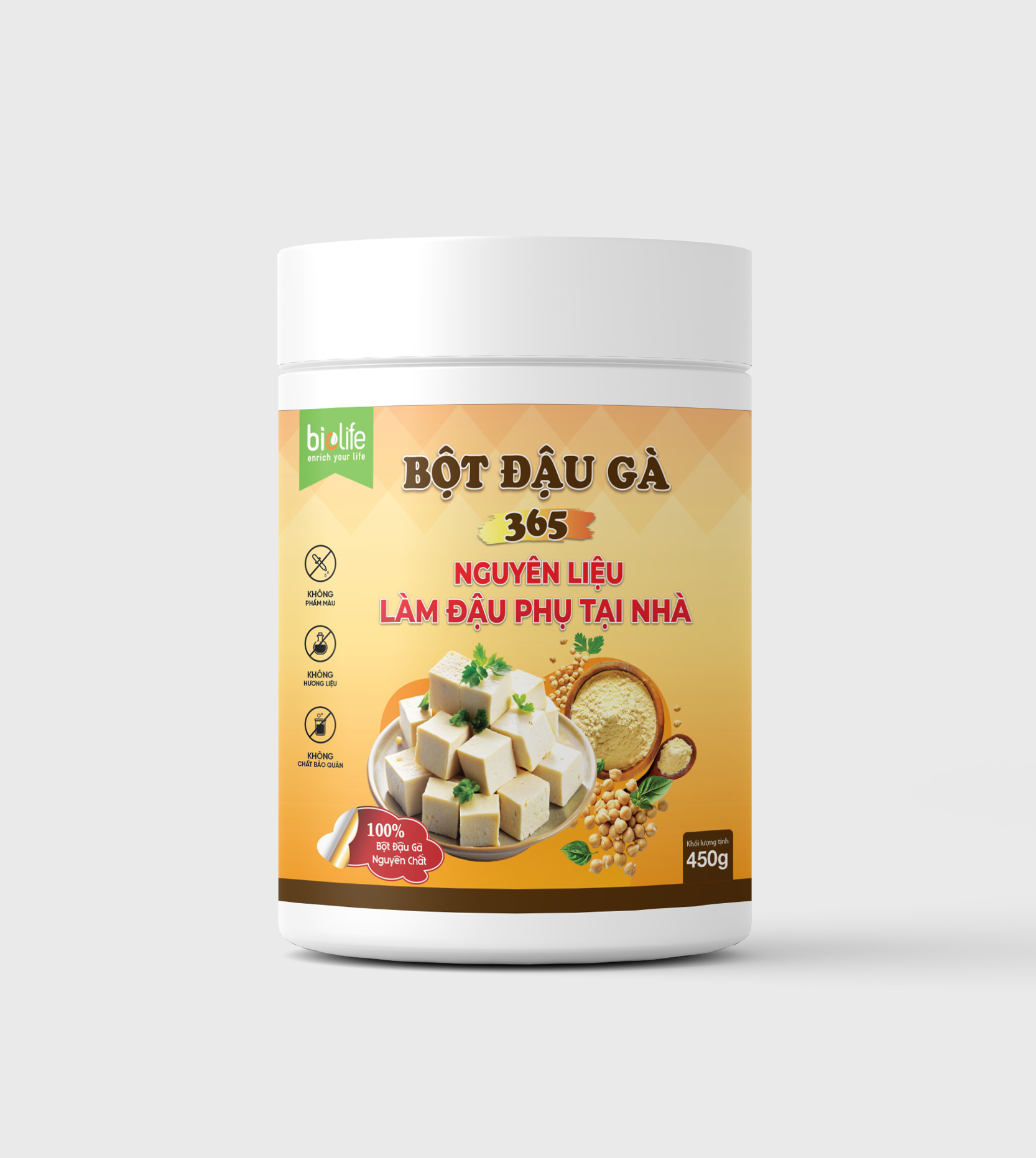Bột Đậu Gà 365 - 450 Gam